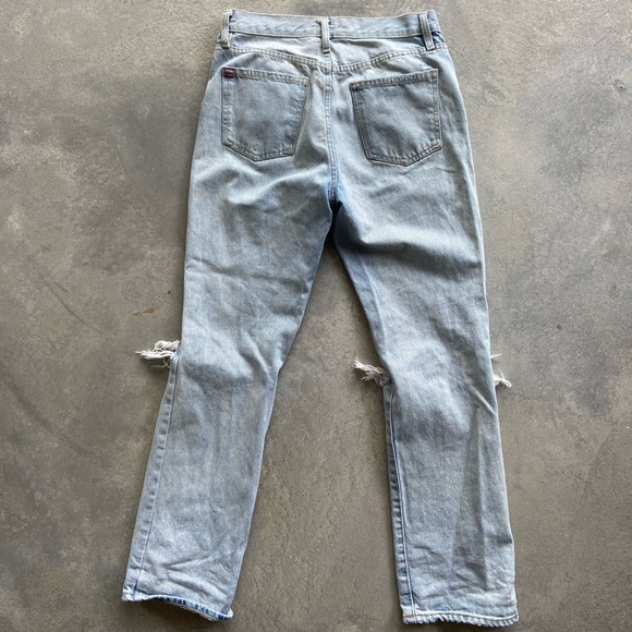 Light wash bootcut ripped Urban Outfitters jeans, size 28. - Picture 2 of 2